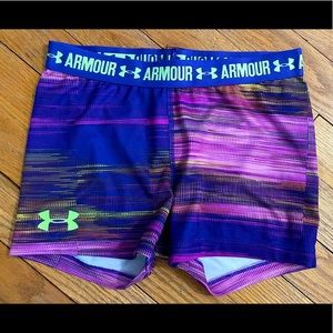🎉2X HP🎉Under Armour Girls Spandex Shorts - Medium